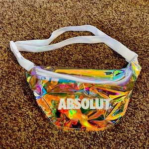 Multicolor fanny pack absolute is the brand made in US